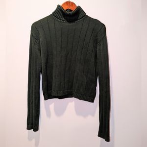 Forest green brandy turtleneck